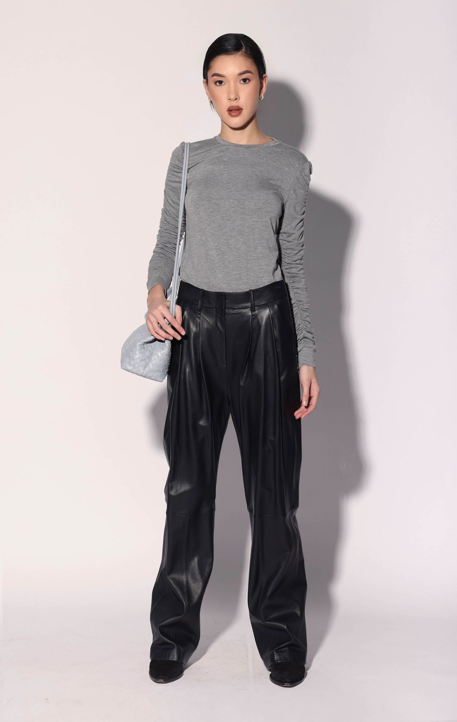 Luka Pant, Black - Leather (Fall 2026)
