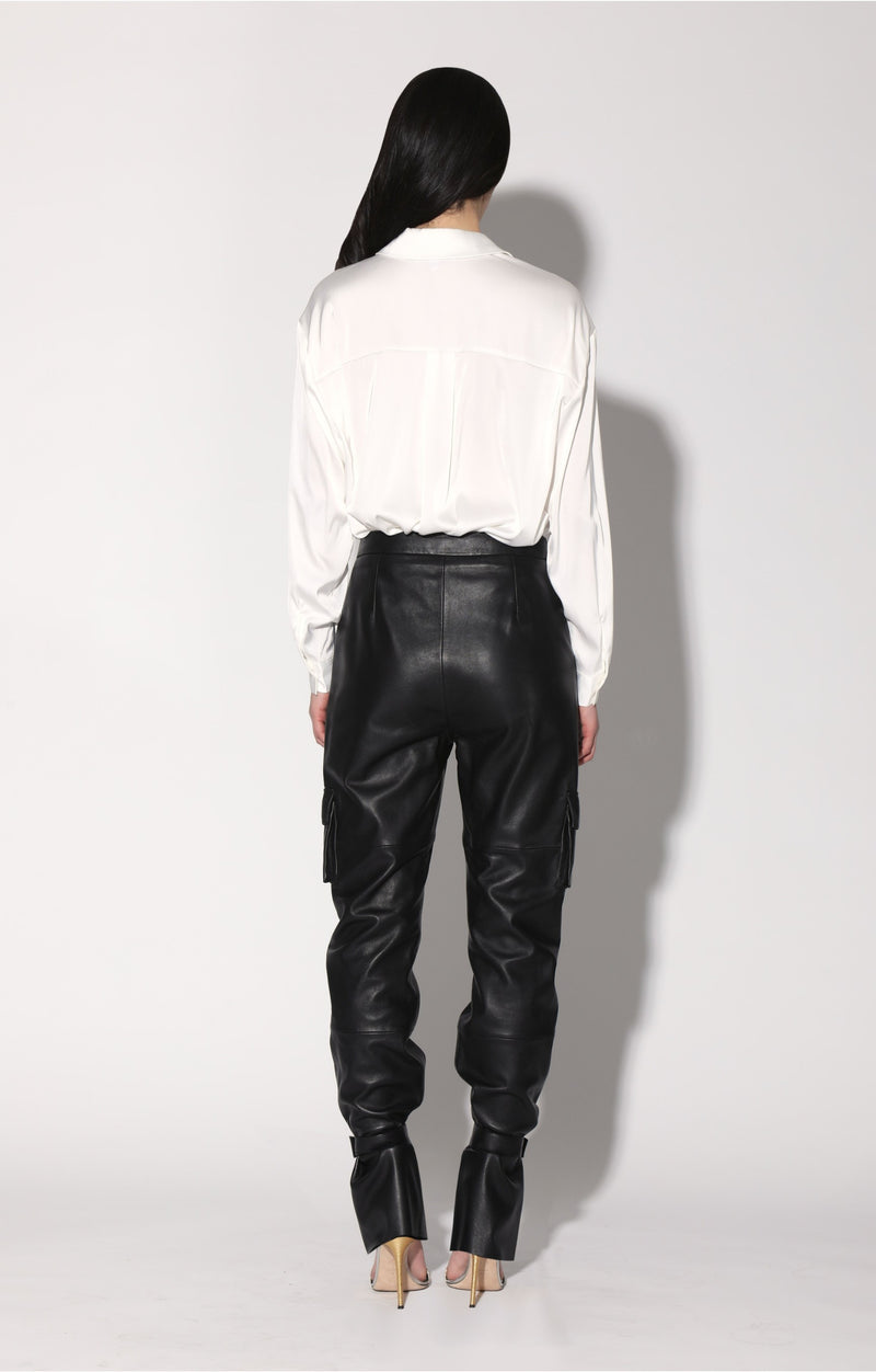 Leondro Pant, Black - Leather