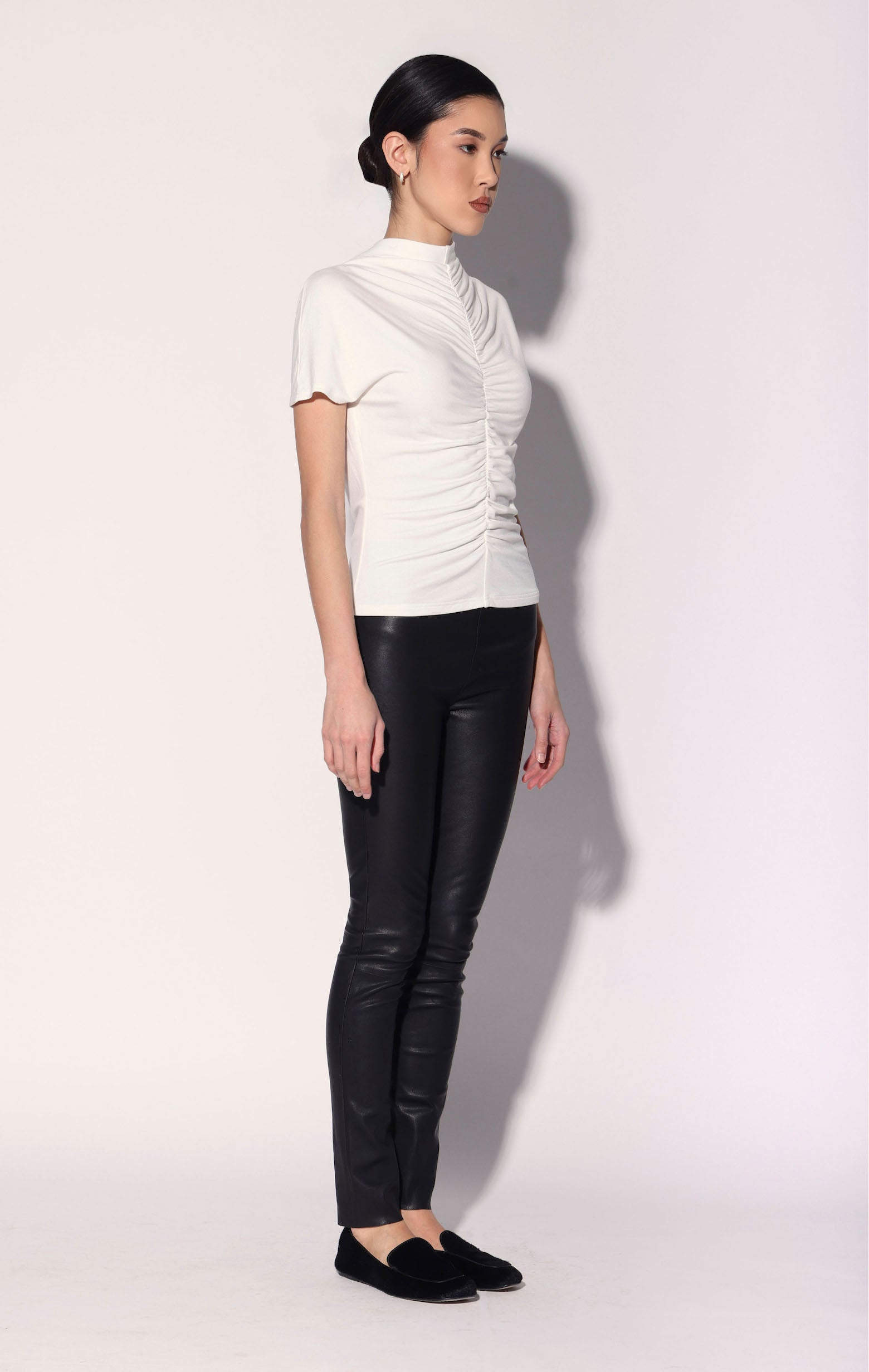 Raquelle Pant, Black - Leather (Fall 2026)