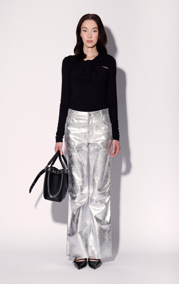 James Pant, Platinum - Leather
