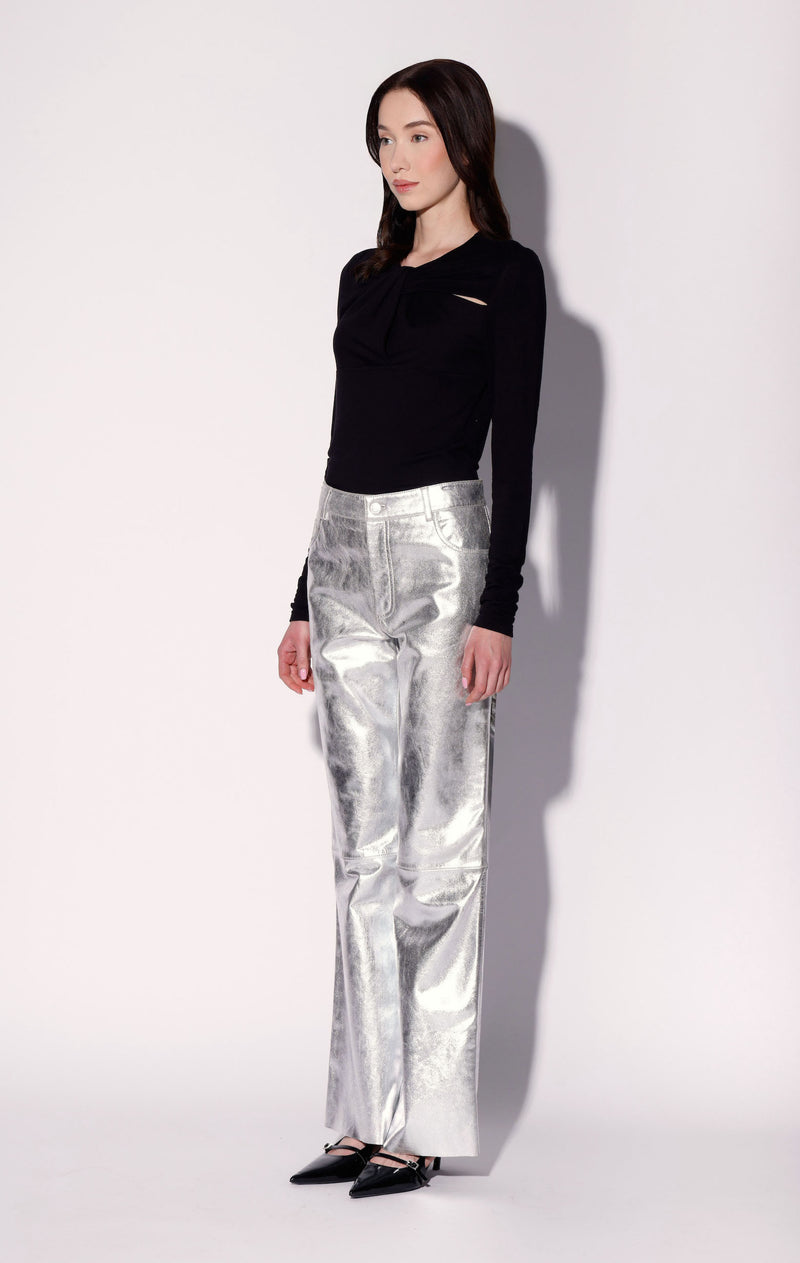 James Pant, Platinum - Leather