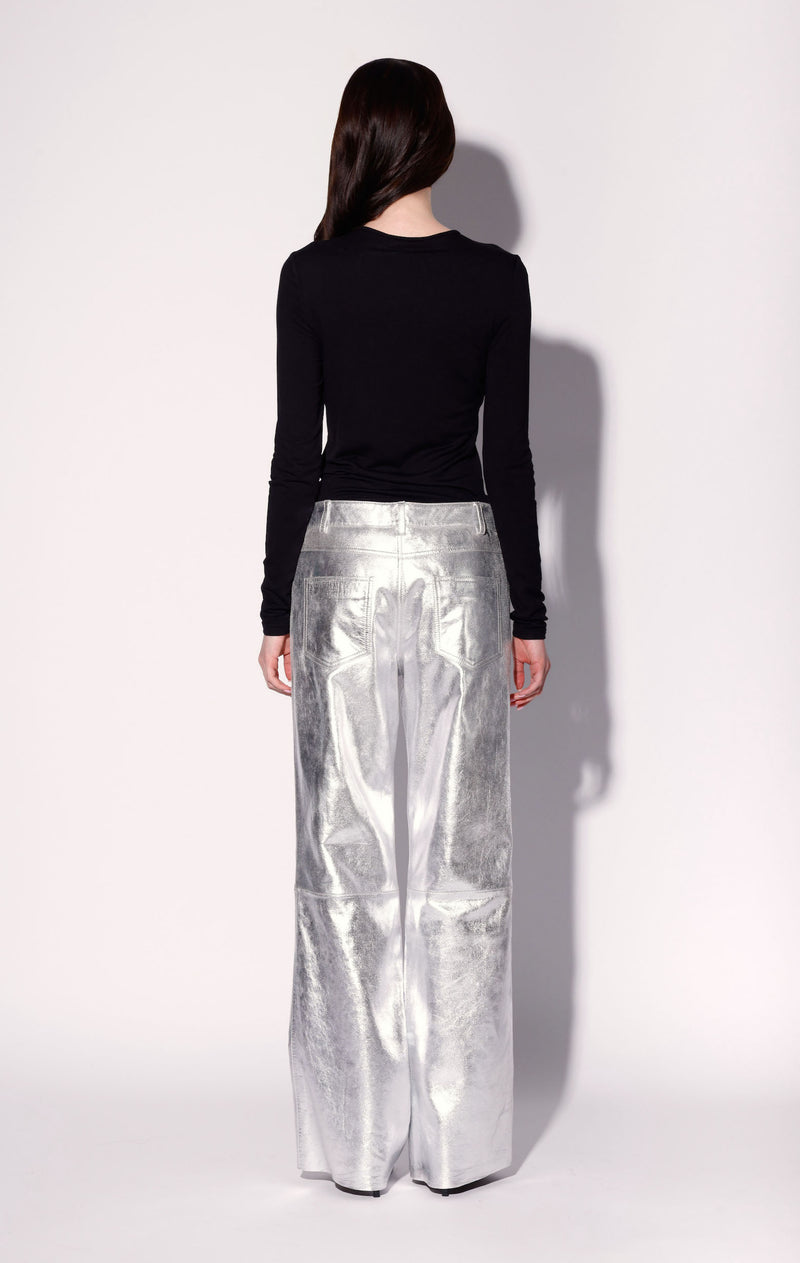 James Pant, Platinum - Leather