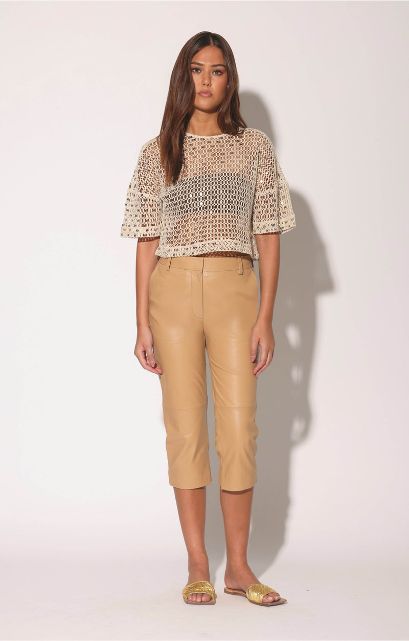 Lucien Pant, Latte - Leather