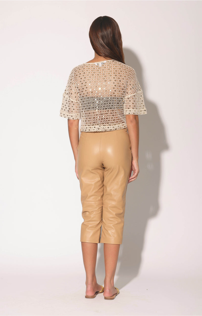 Lucien Pant, Latte - Leather