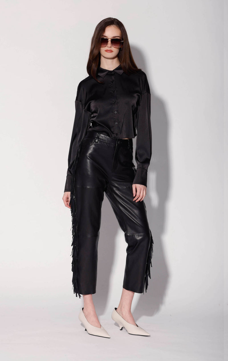 Colby Pant, Black - Leather