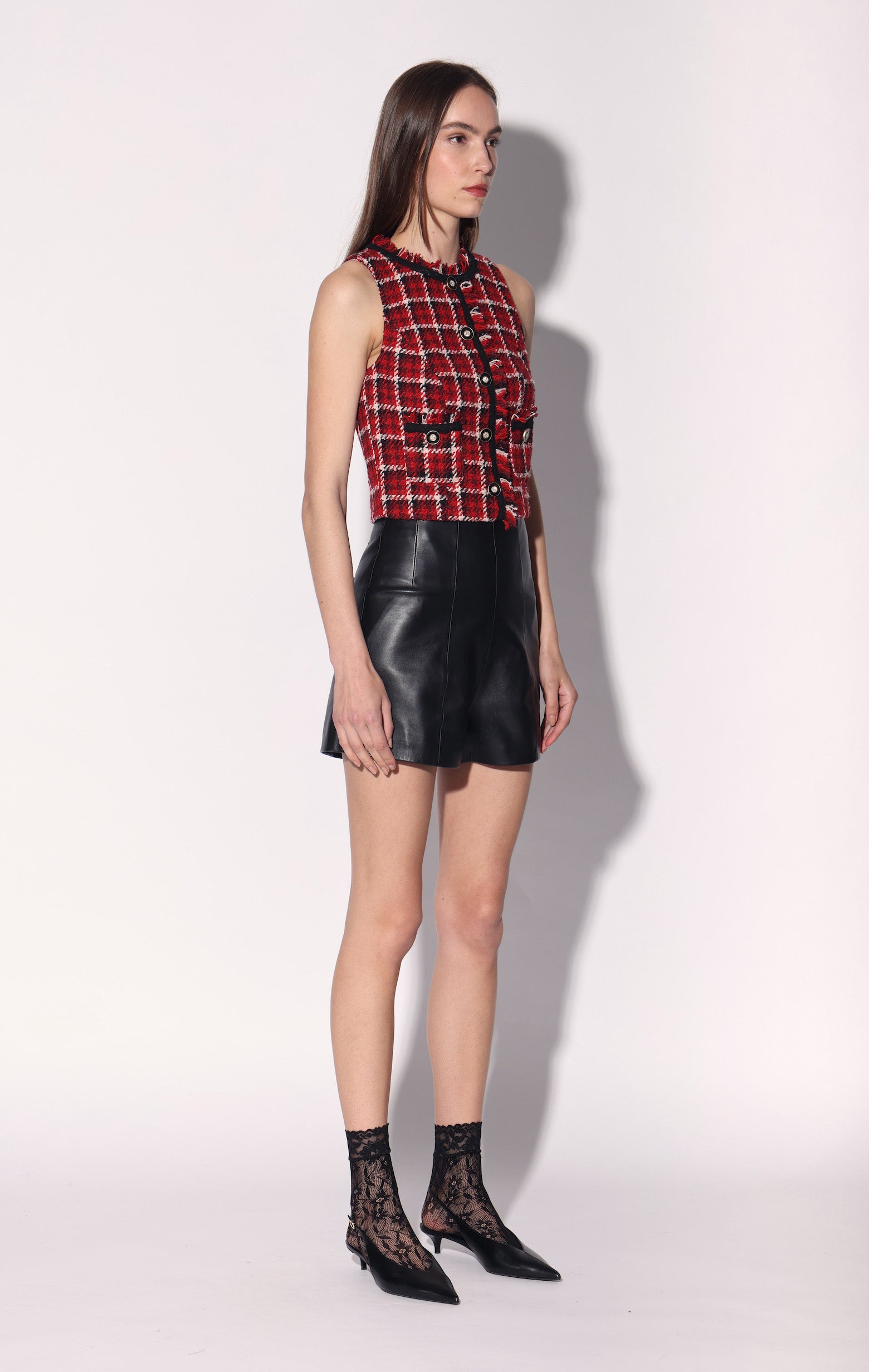 Leo Short, Black - Leather (Fall 2026)