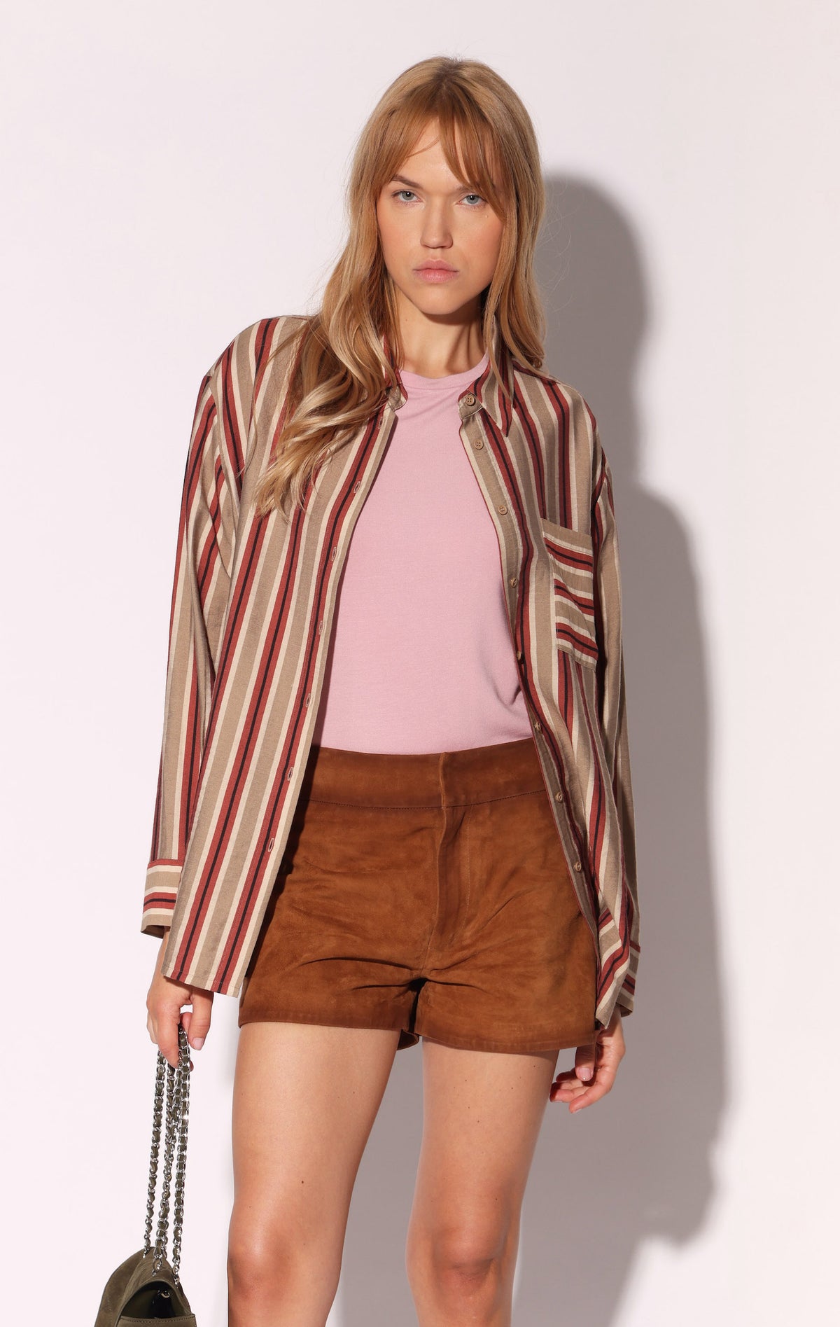 Kendra Short, Oak Suede - Leather (Spring 2027)
