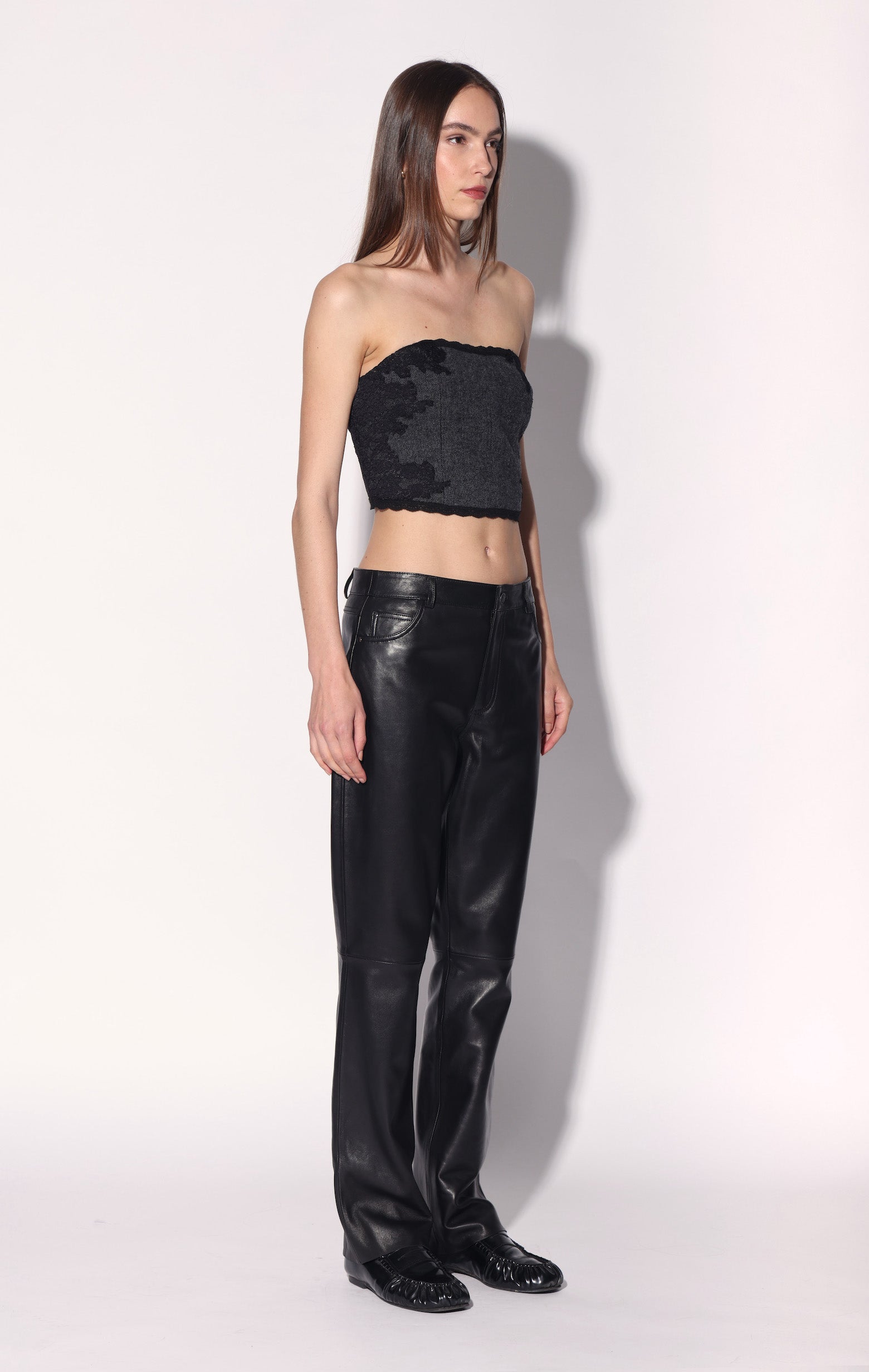 Ellis Pant, Black - Leather