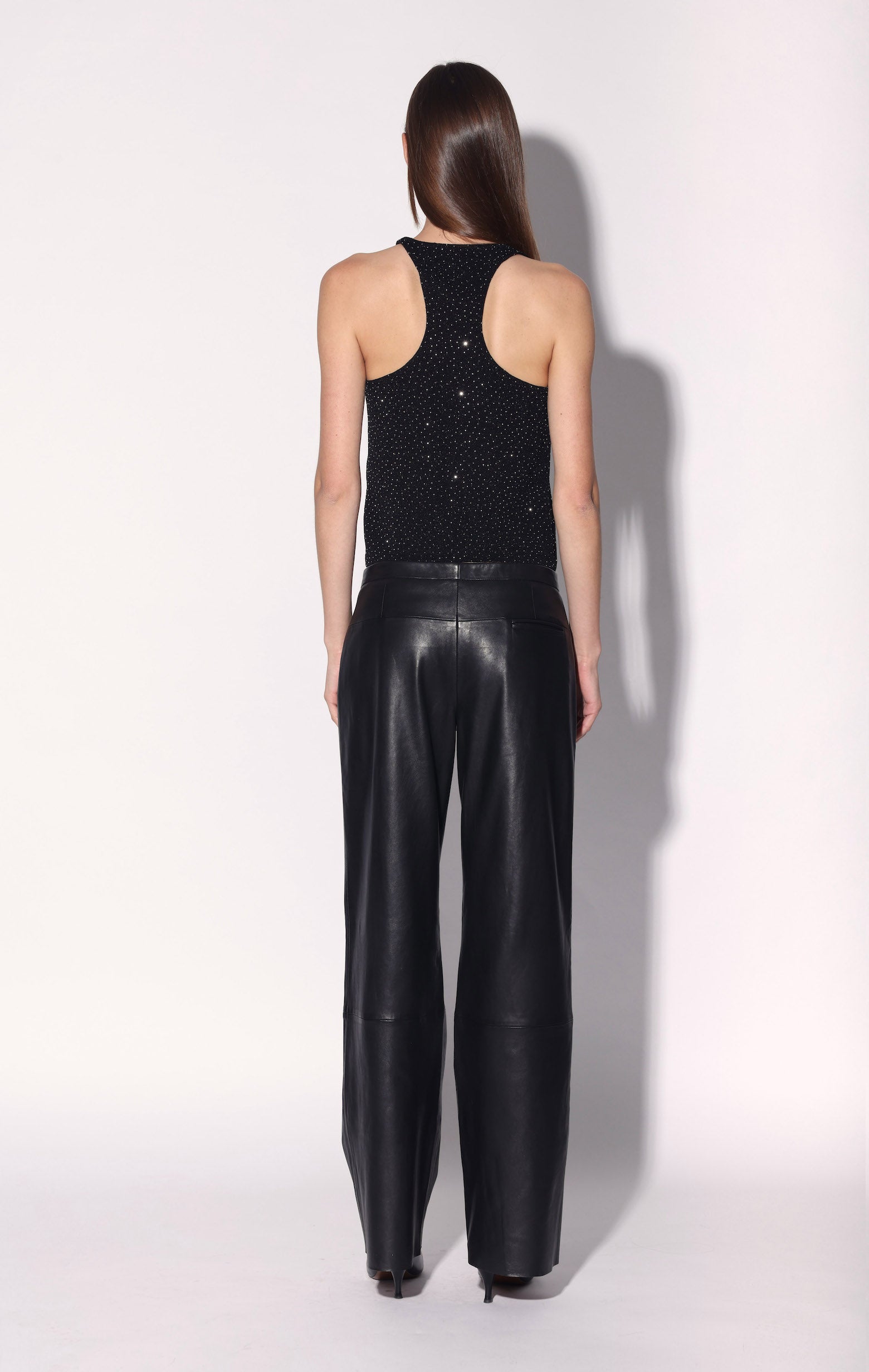 Landen Pant, Black - Leather