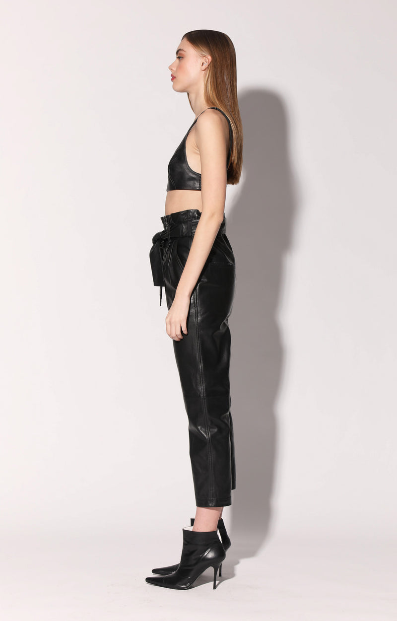Maggie Pant, Black - Leather (Fall 2024)