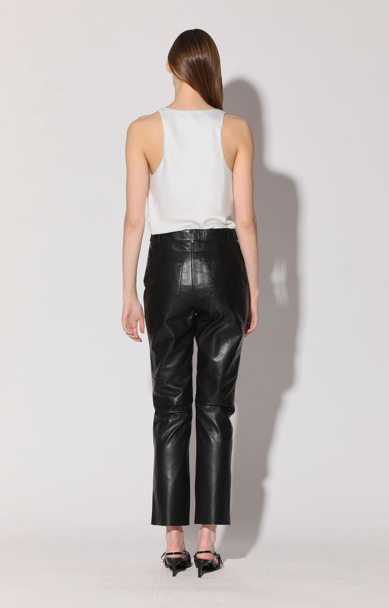 Yvette Pant, Black - Leather (Fall 2024)