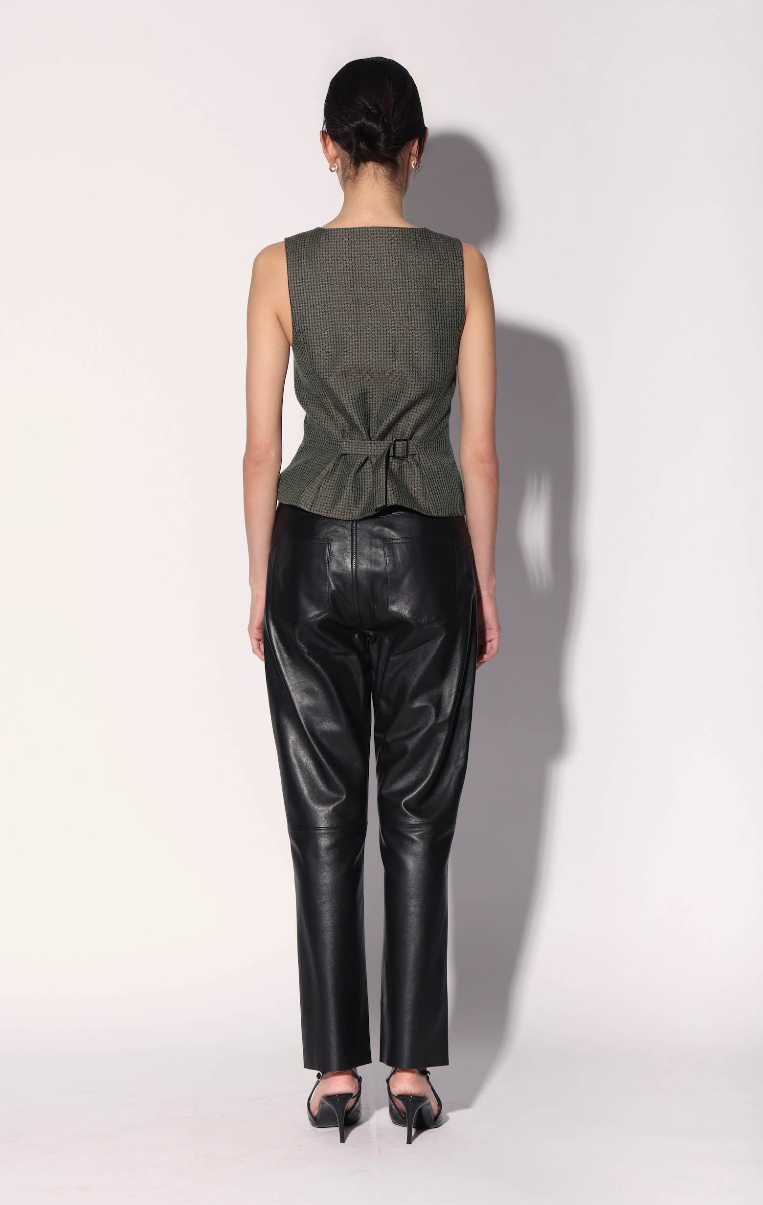 Yvette Pant, Black - Leather (Fall 2026)