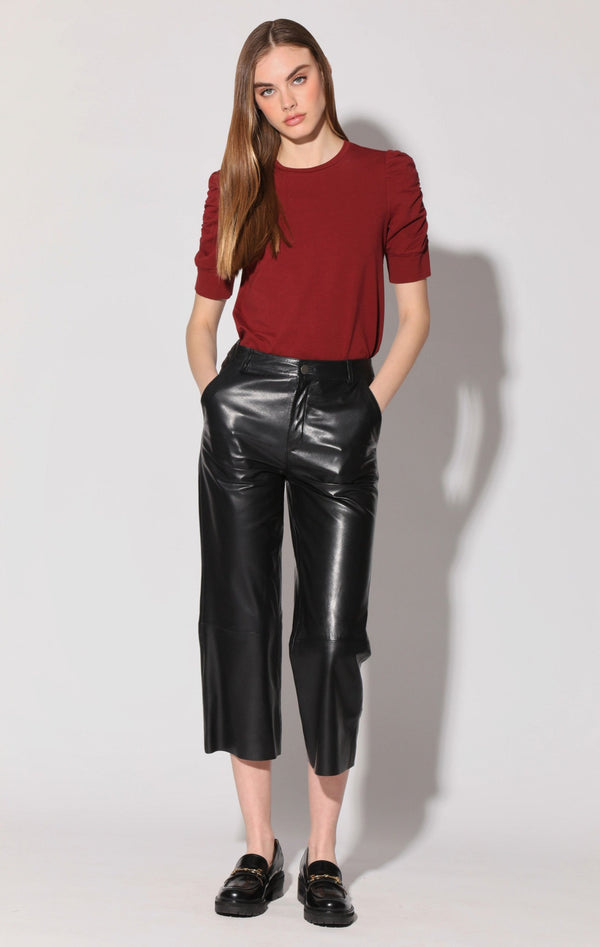 Venice Pant, Black - Leather (Fall 2024)