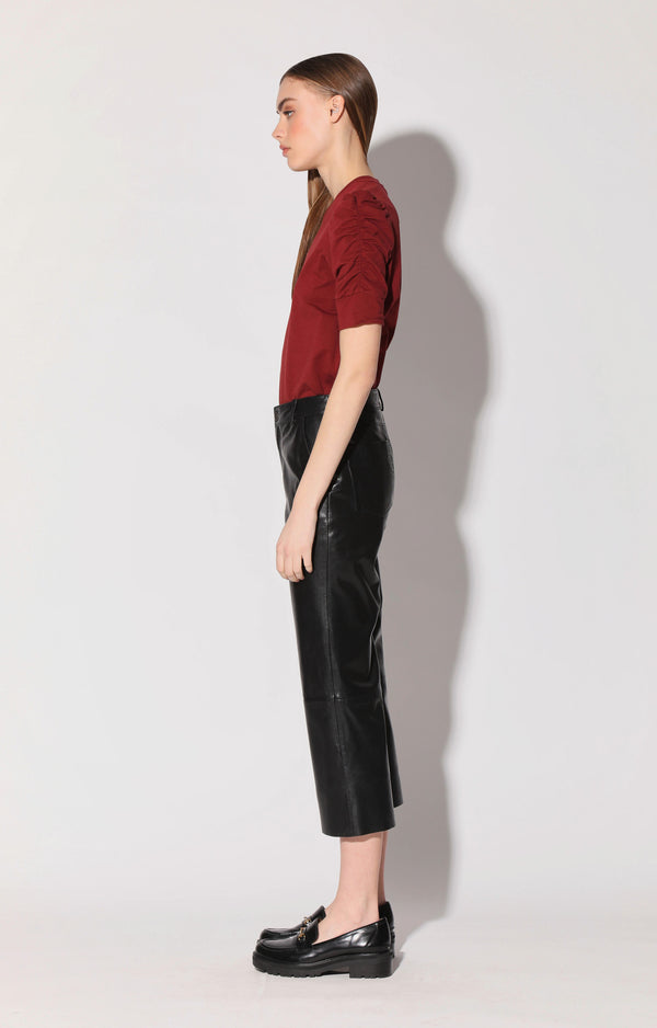 Venice Pant, Black - Leather