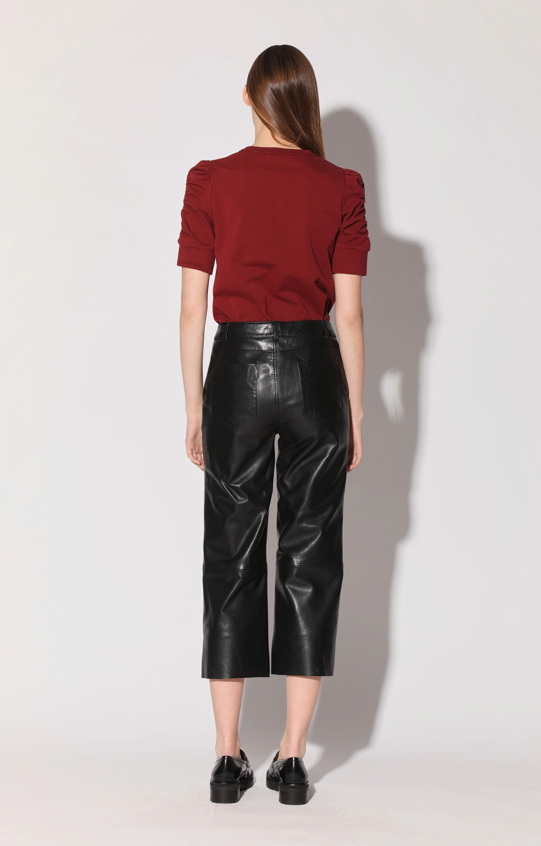 Venice Pant, Black - Leather