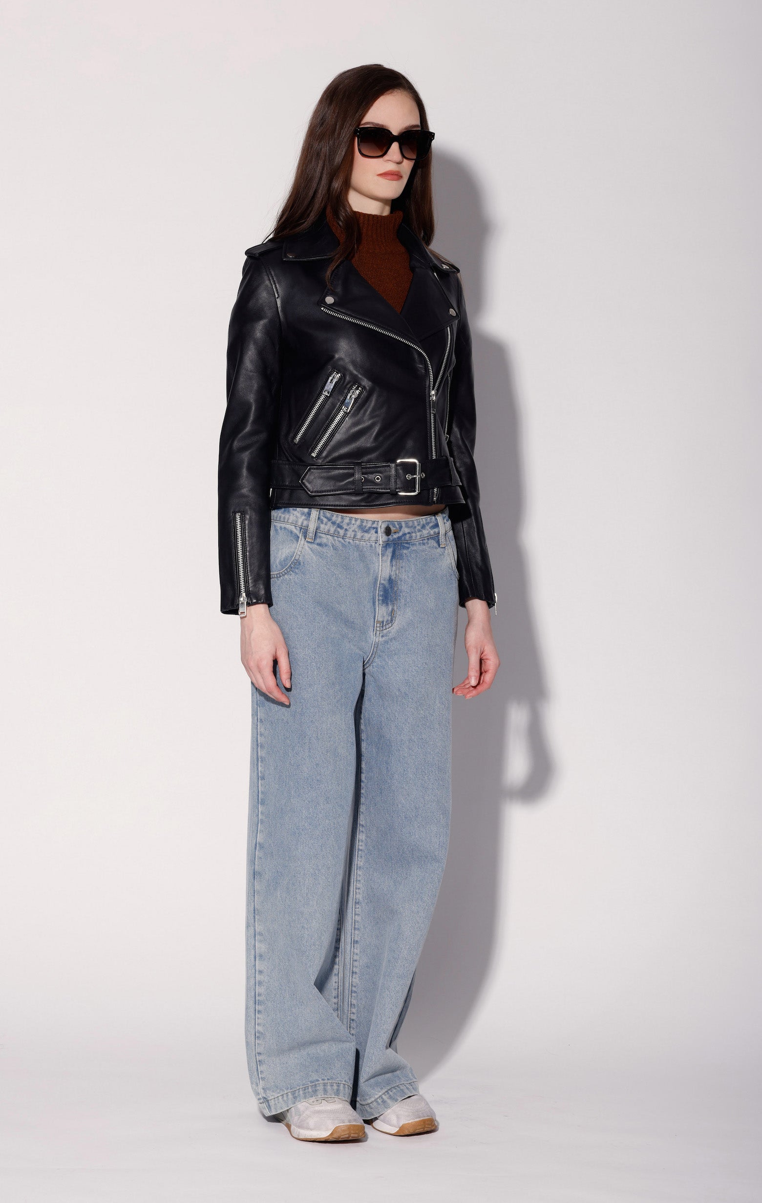 Allison Jacket, Black - Leather – Walter Baker