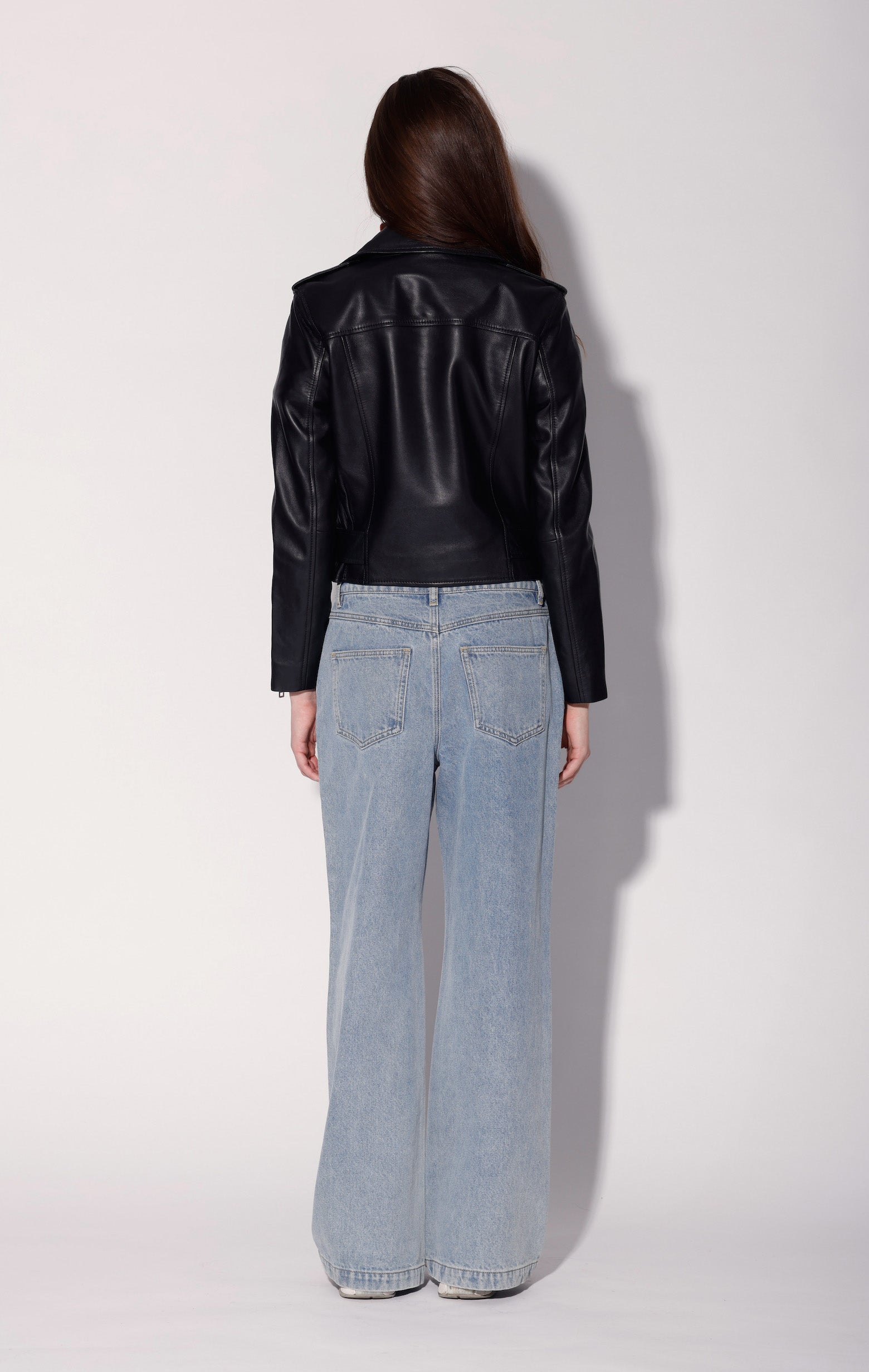 Allison Jacket, Black - Leather – Walter Baker