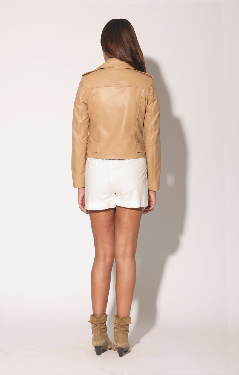 Allison Jacket, Latte - Leather