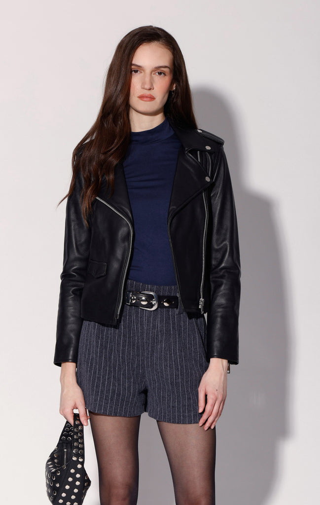 Liz Jacket, Black - Leather
