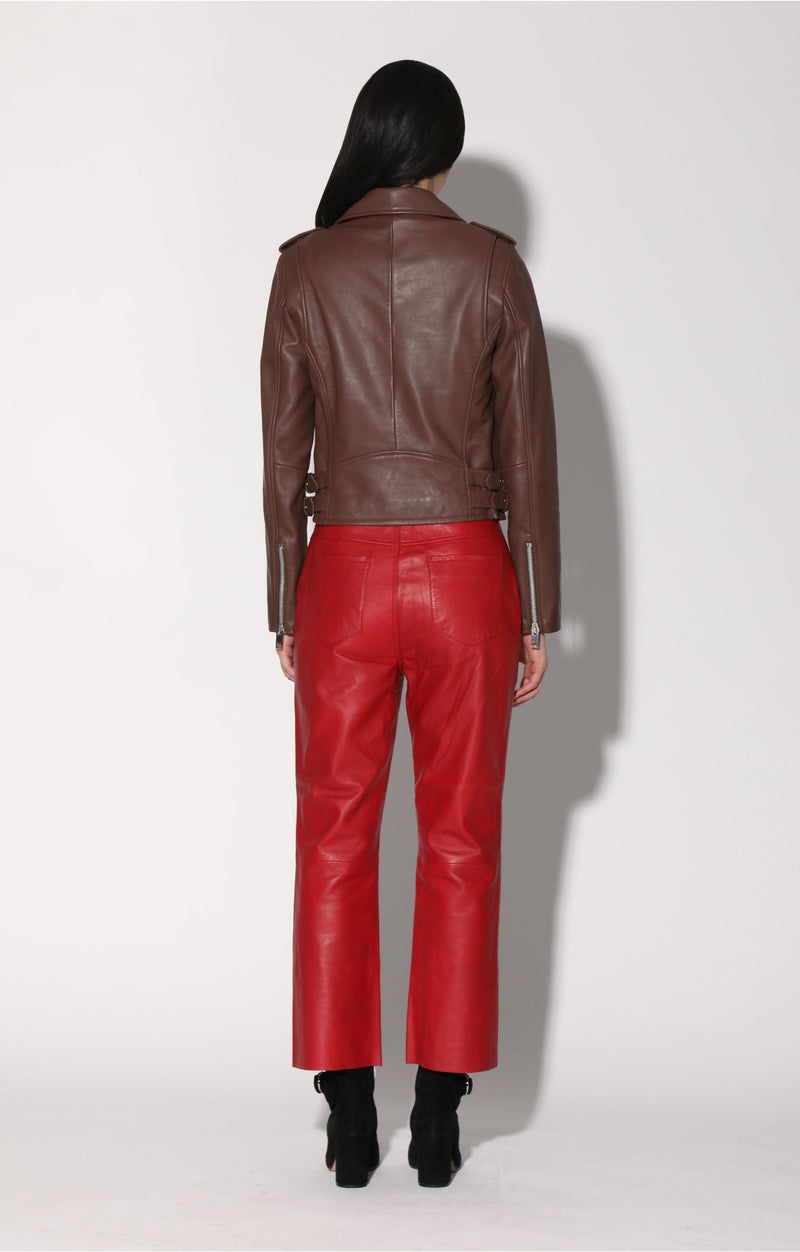 Liz Jacket, Walnut - Leather (Fall 2024)