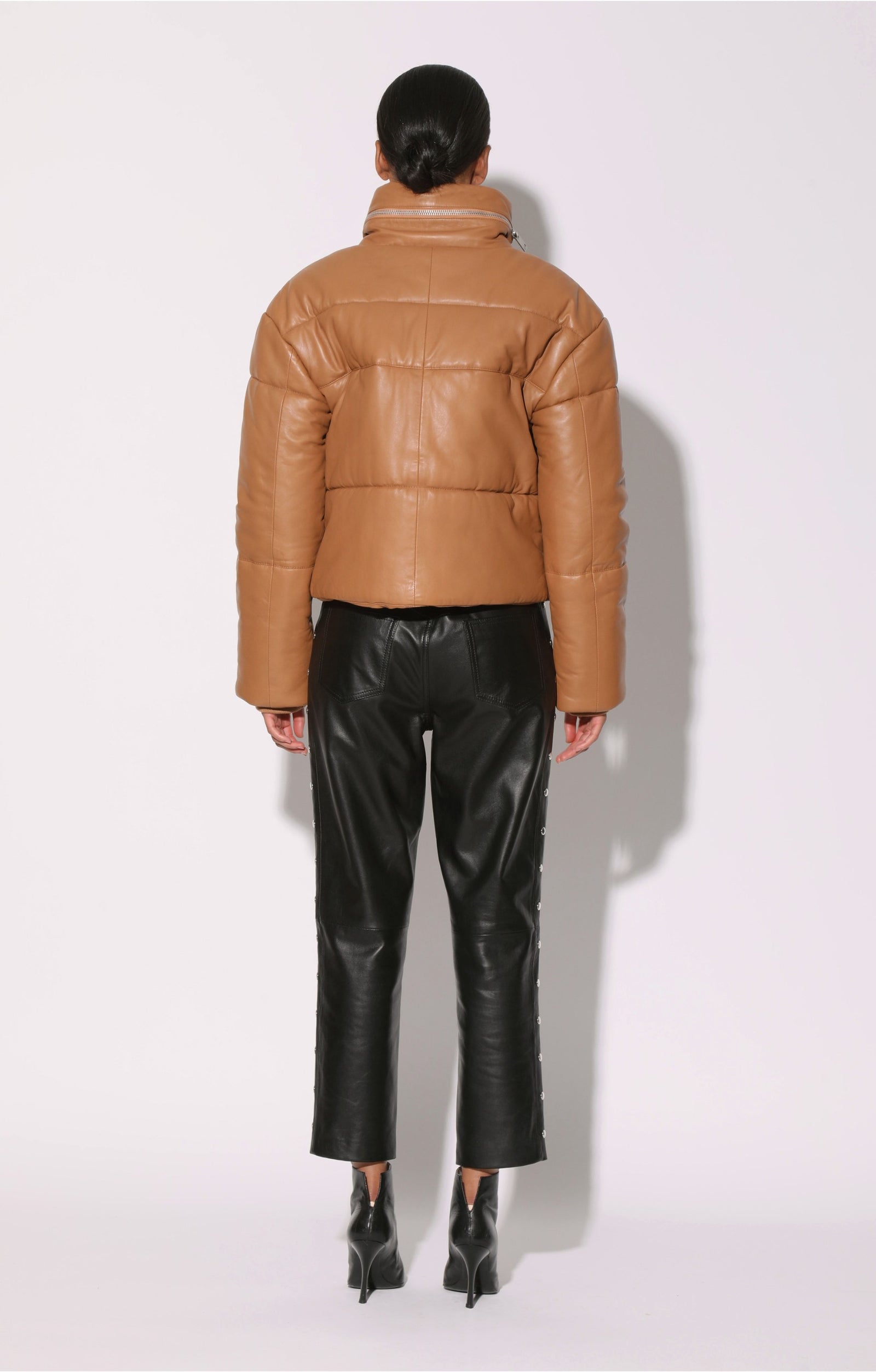 Walter baker Lamb newest Leather Puffer