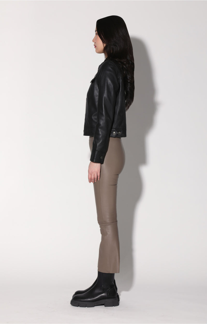 Laine Jacket, Black - Leather (Fall 2024)