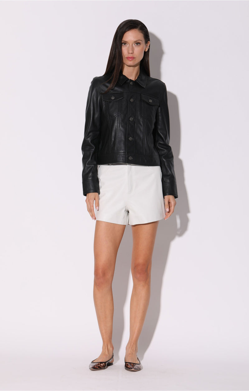 Laine Jacket, Black - Leather (Early Spring 2024)