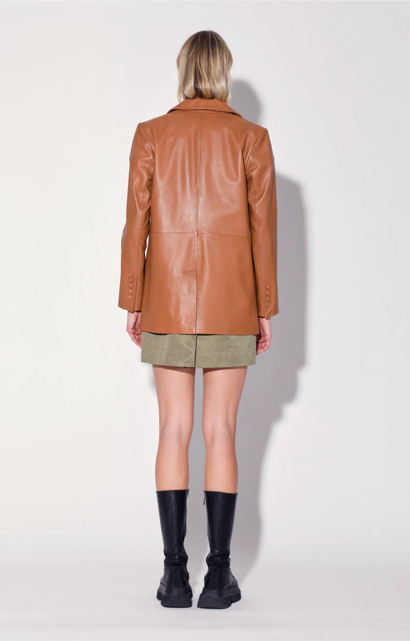 Kiki Blazer, Camel - Leather (Early Spring 2024)