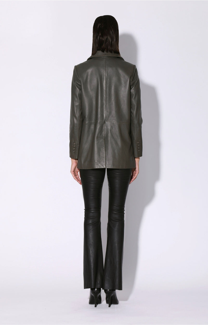 Kiki Blazer, Moss - Leather (Fall 2024)