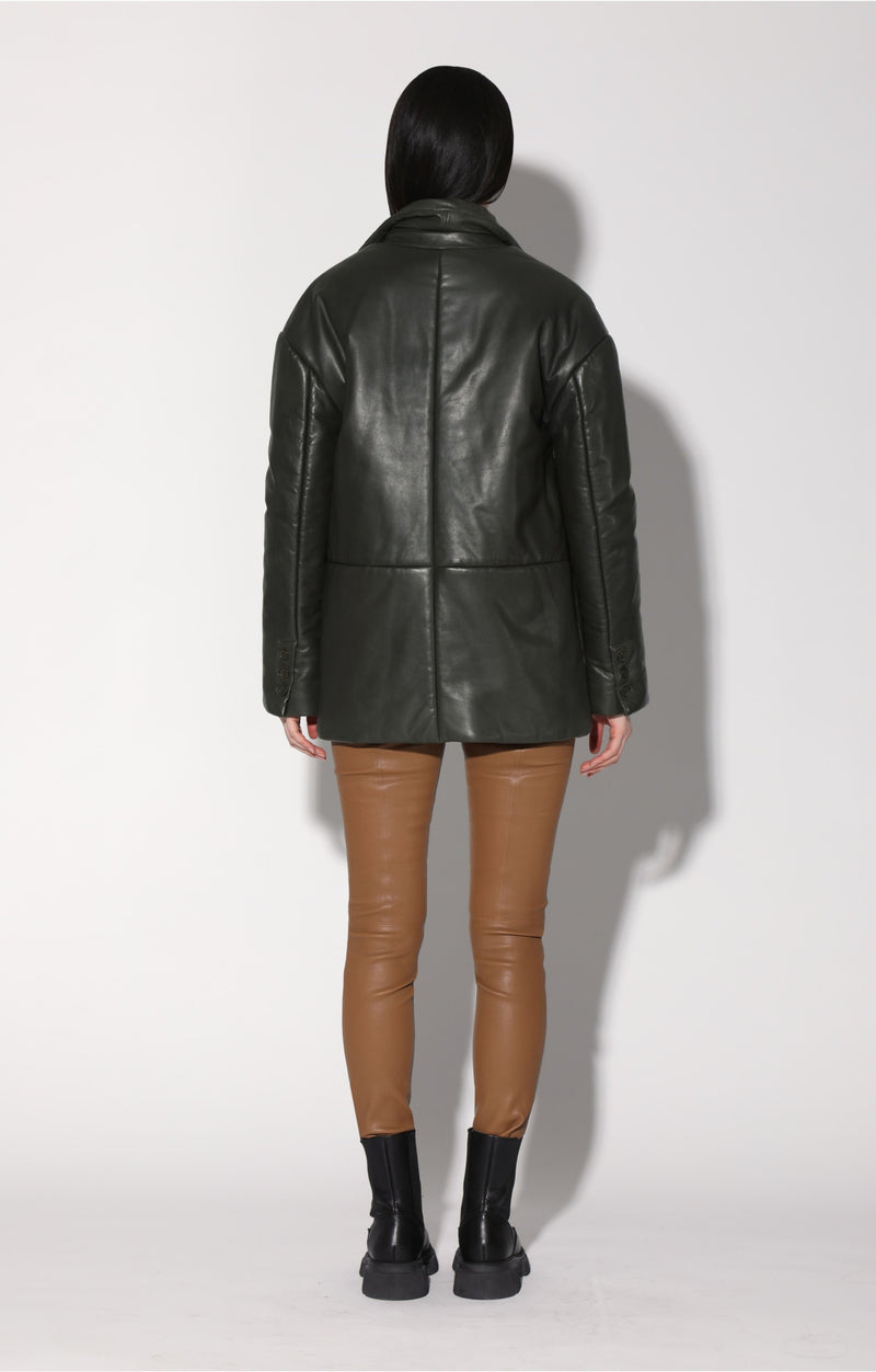 Camille Blazer, Basil - Leather