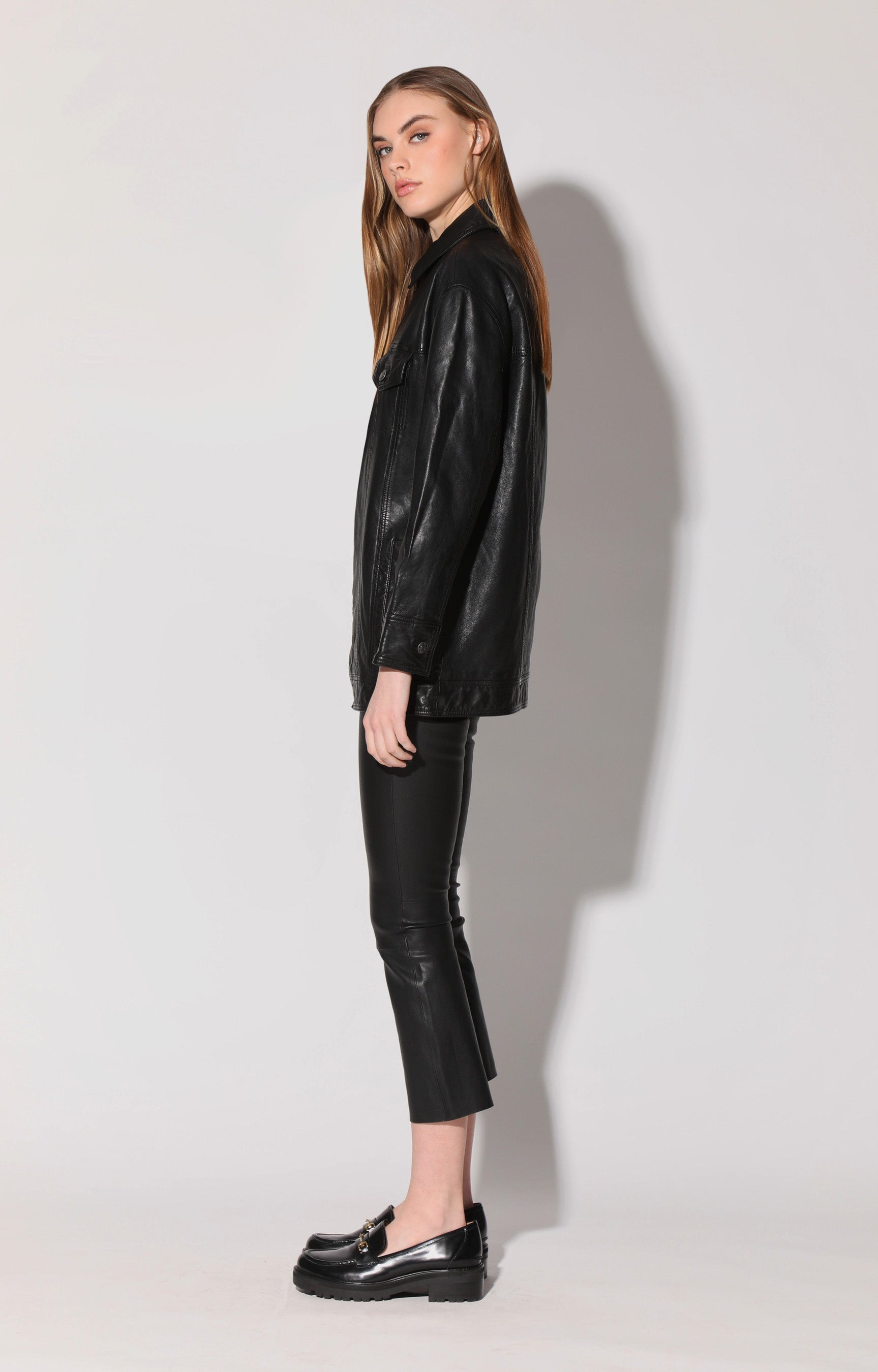 Sutton Jacket, Black - VT Wash Leather – Walter Baker