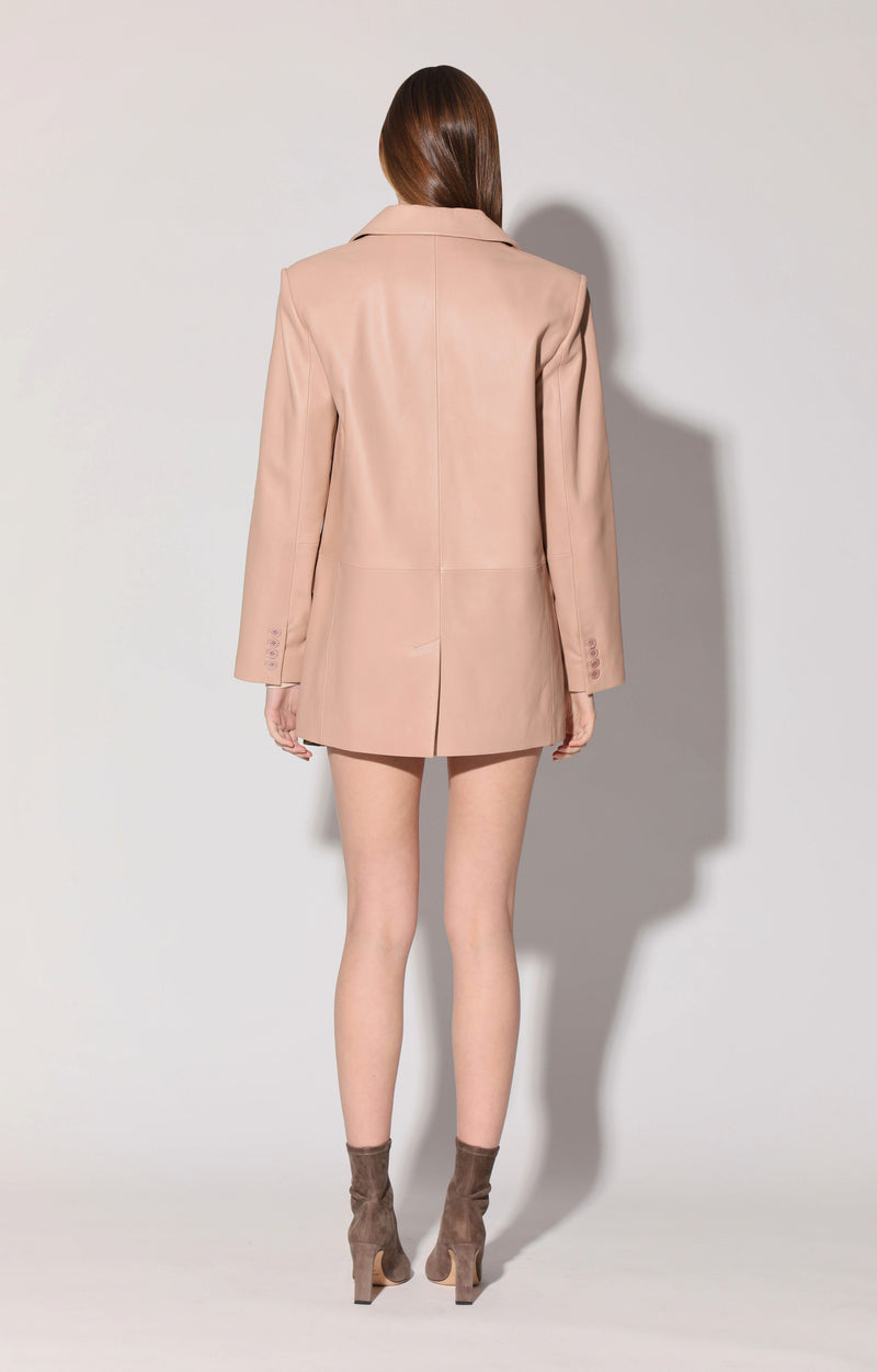 Kira Blazer, Rose Pink - Leather (Fall 2024)