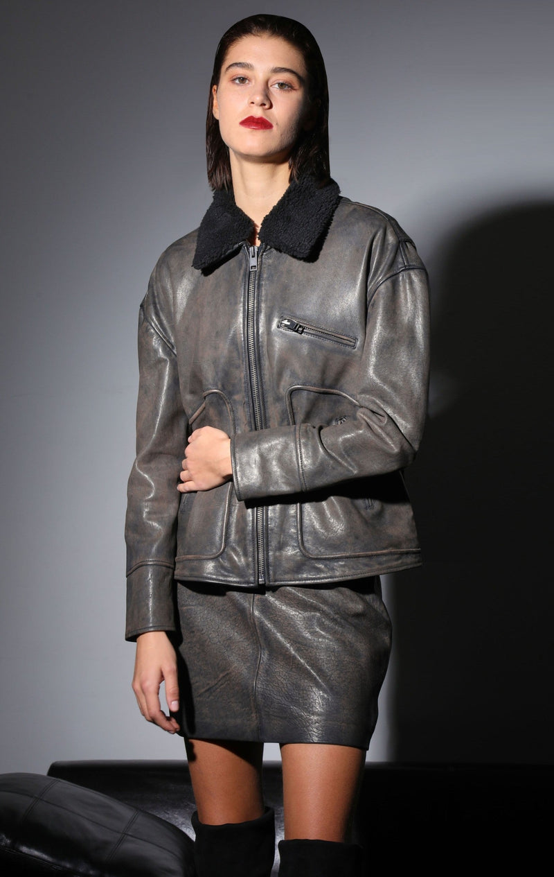 Leather Jacket, Mustang Jonah -