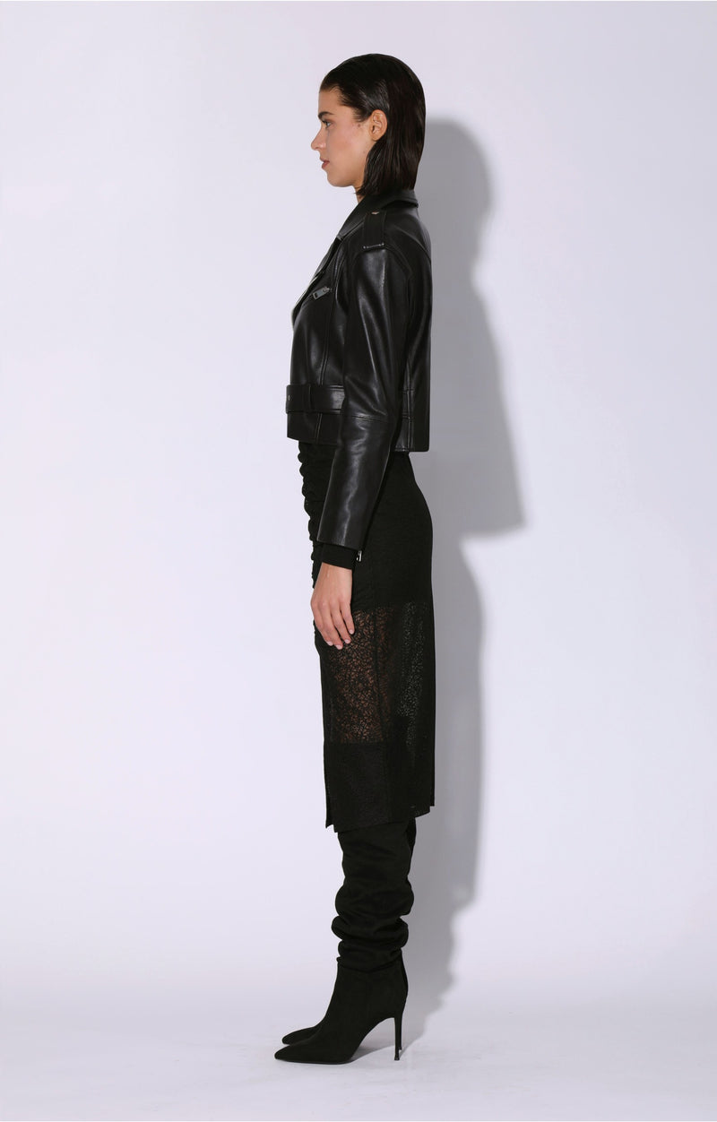 Jordy Jacket, Black - Leather (Fall 2024)