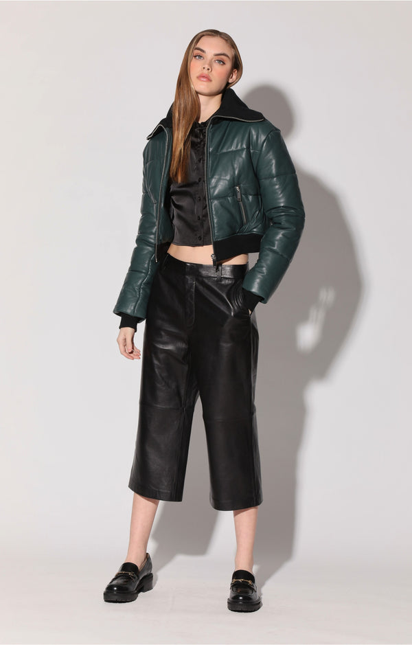Laylah Jacket, Hunter - Leather