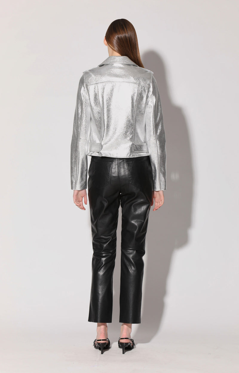 Allison Jacket, Platinum - Leather (Fall 2024)