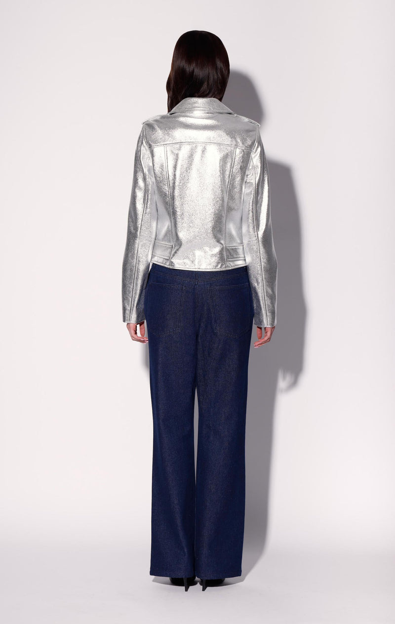 Allison Jacket, Platinum - Leather
