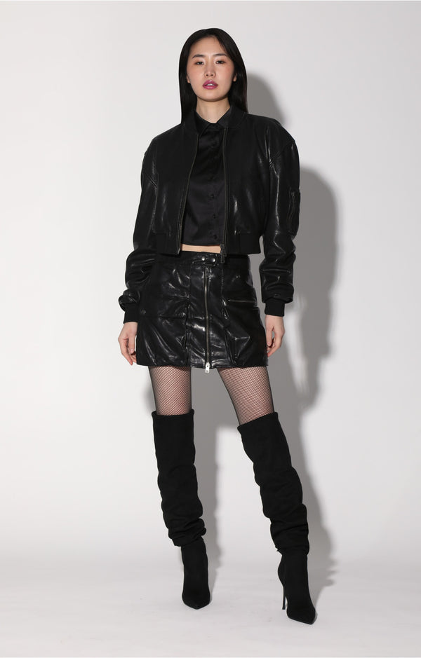 Andrea Jacket, Black - Leather