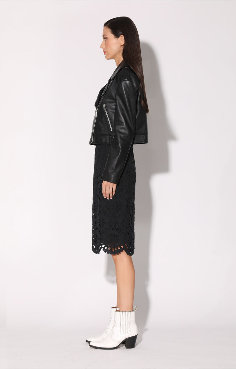 Milan Jacket, Black - Leather