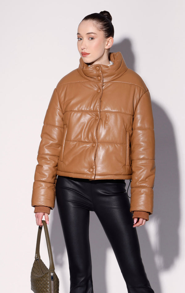 Jesse Jacket, Camel - Leather