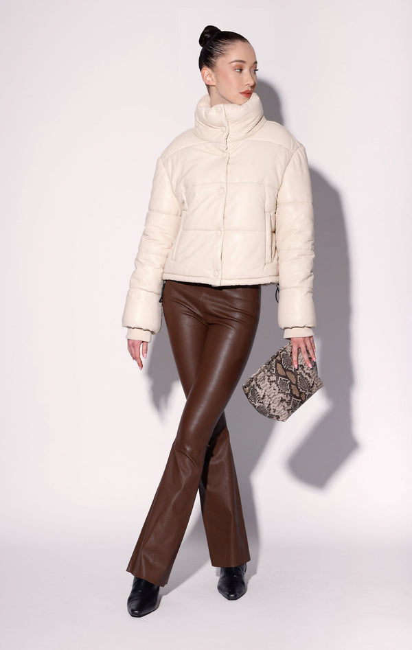 Jesse Jacket, Oyster - Leather