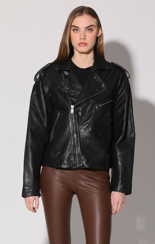 Jett Jacket, Black - Leather