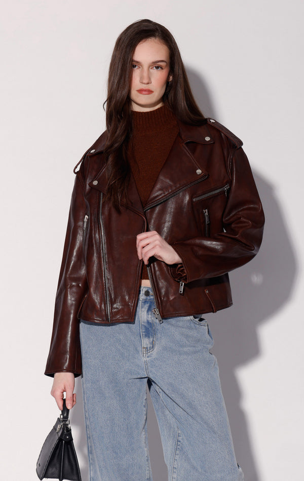 Jett Jacket, Rust - Leather