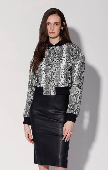 Lindsey Jacket, White Snake
