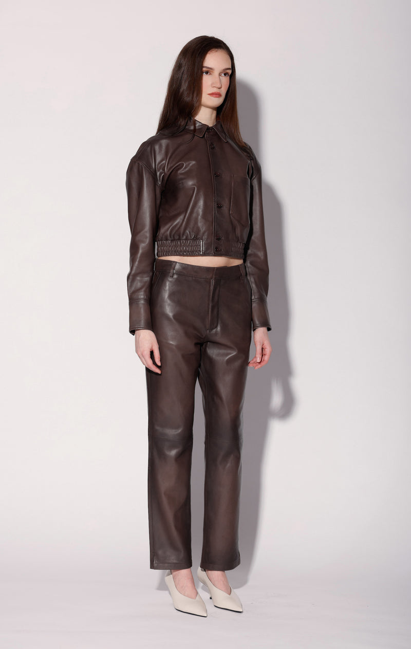 Irma Jacket, Brown Ombre - Leather