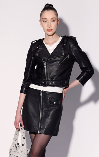 Jamison Jacket, Black - Leather