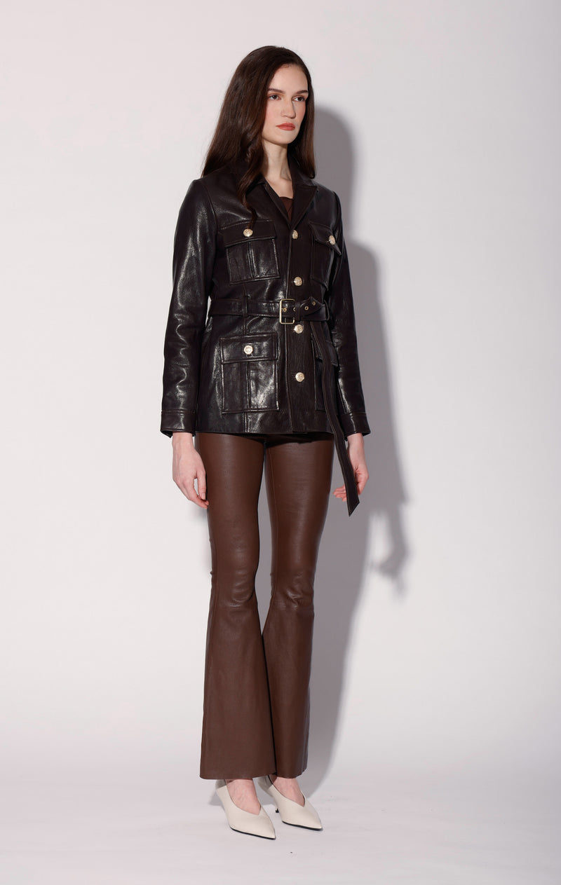 Joan Jacket, Espresso - Leather