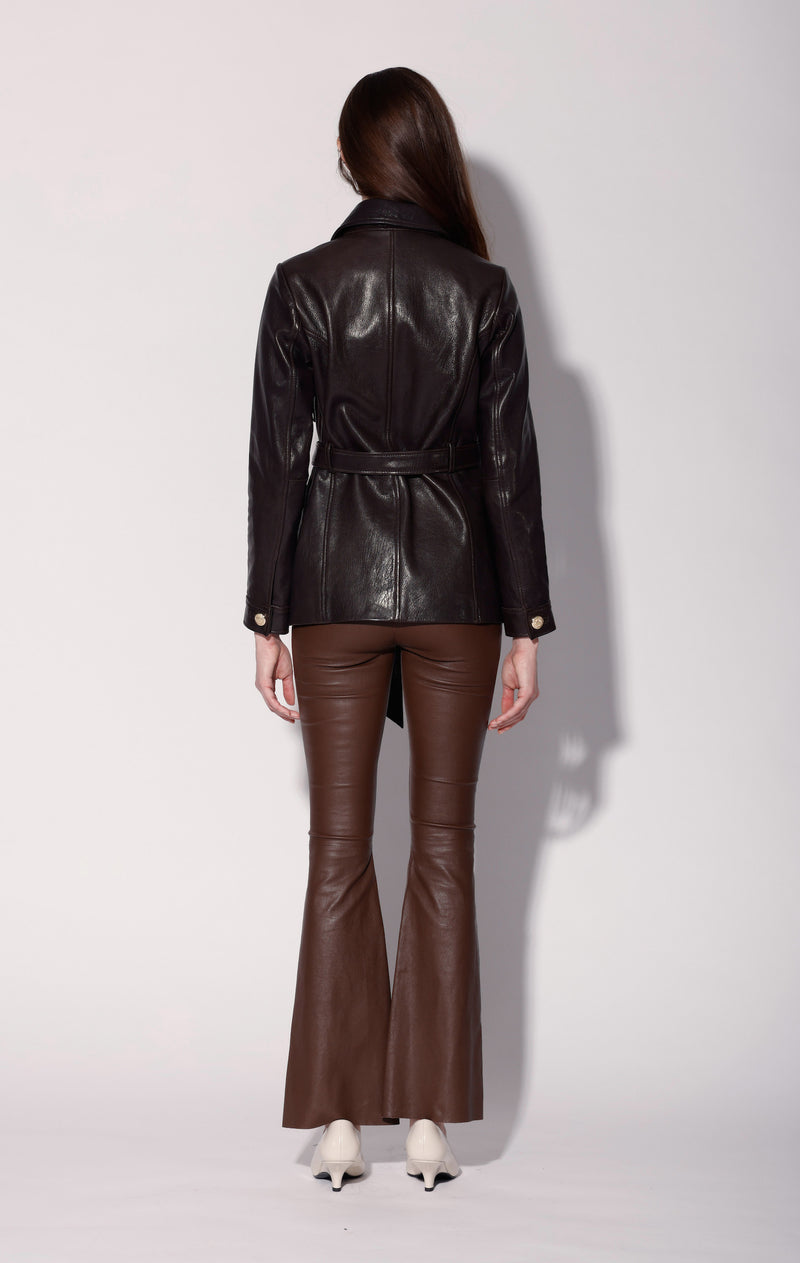 Joan Jacket, Espresso - Leather