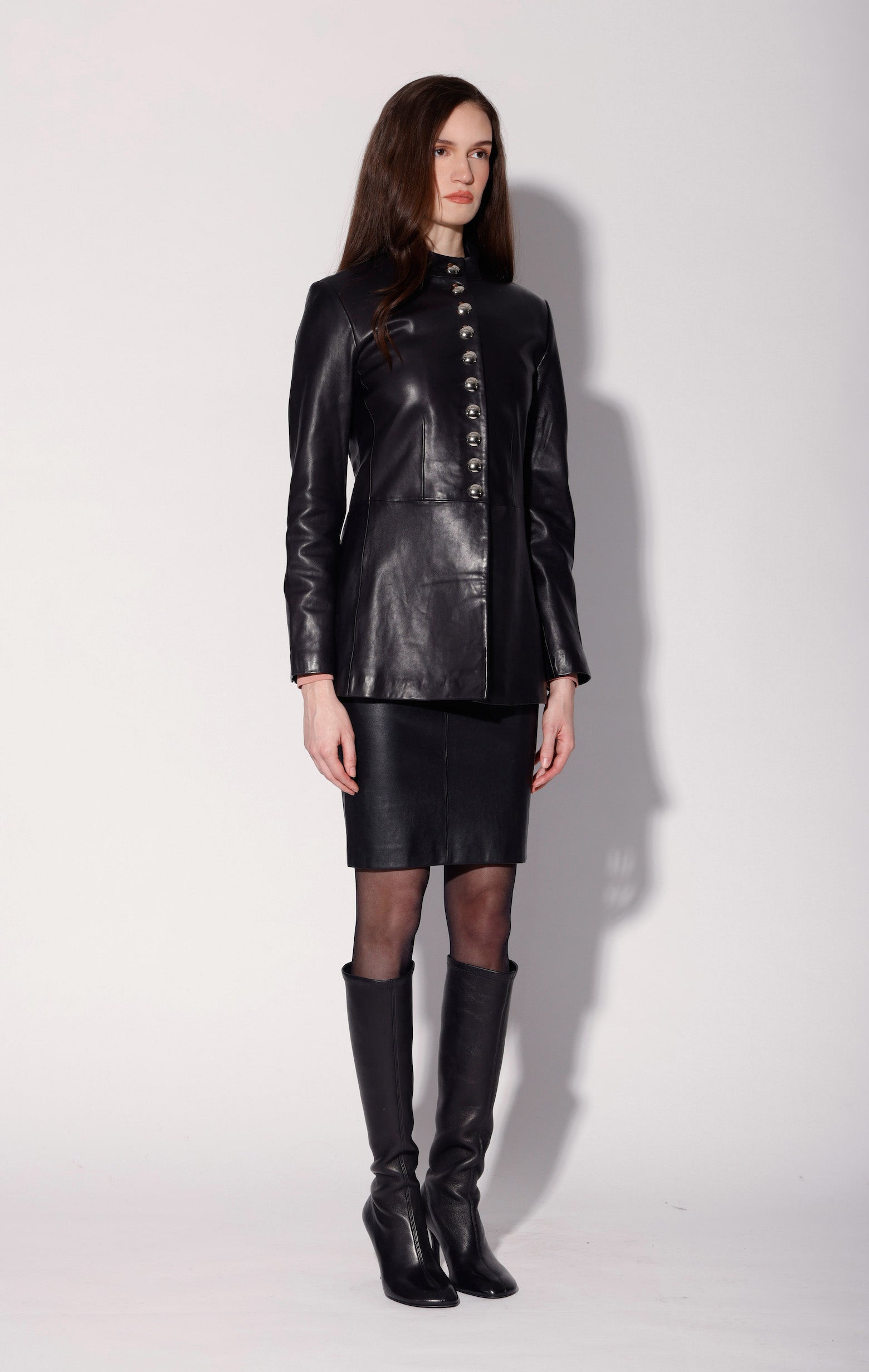 Isabella Jacket, Black - Leather  Walter Baker