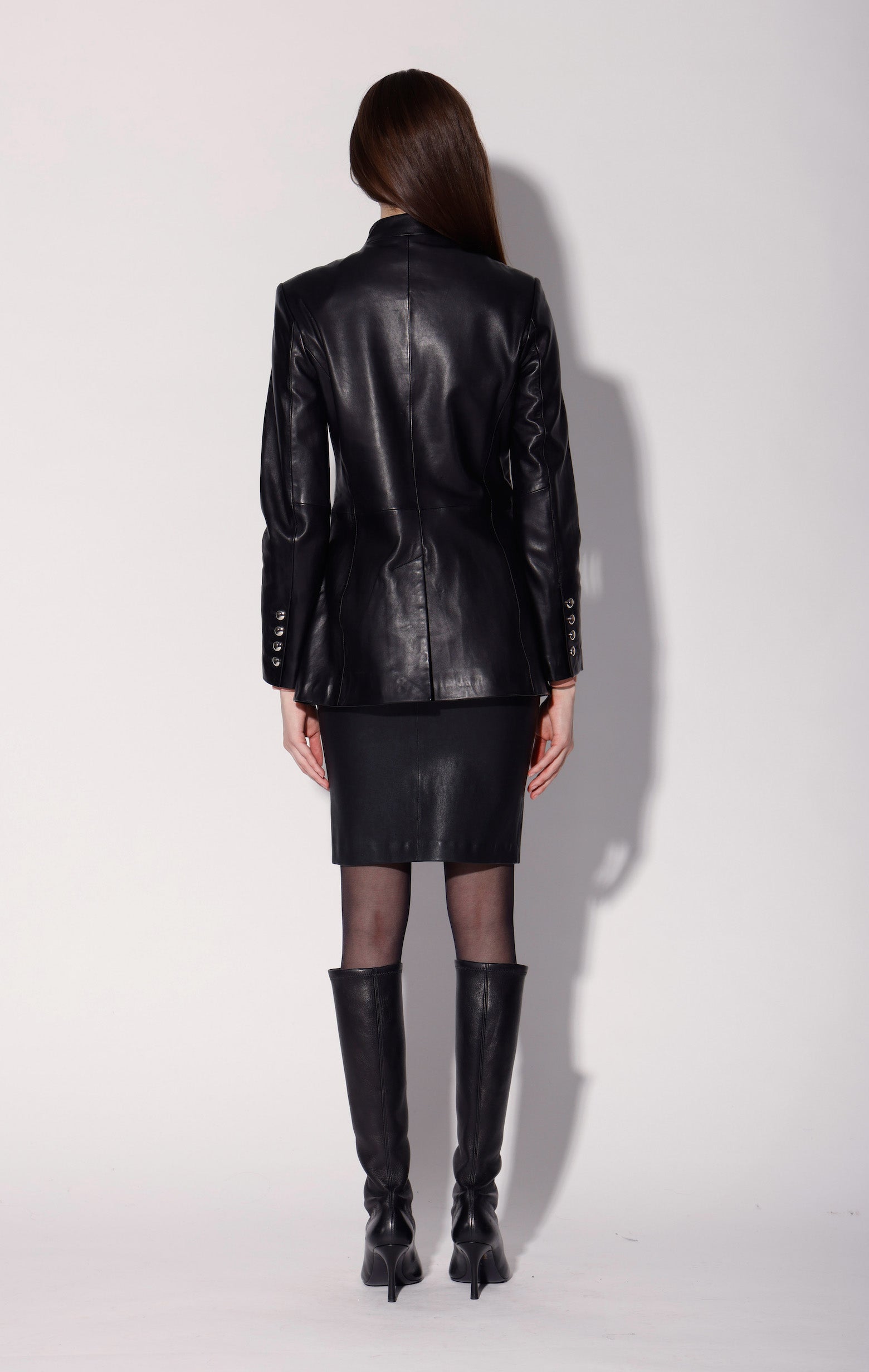 Isabella Jacket, Black - Leather – Walter Baker